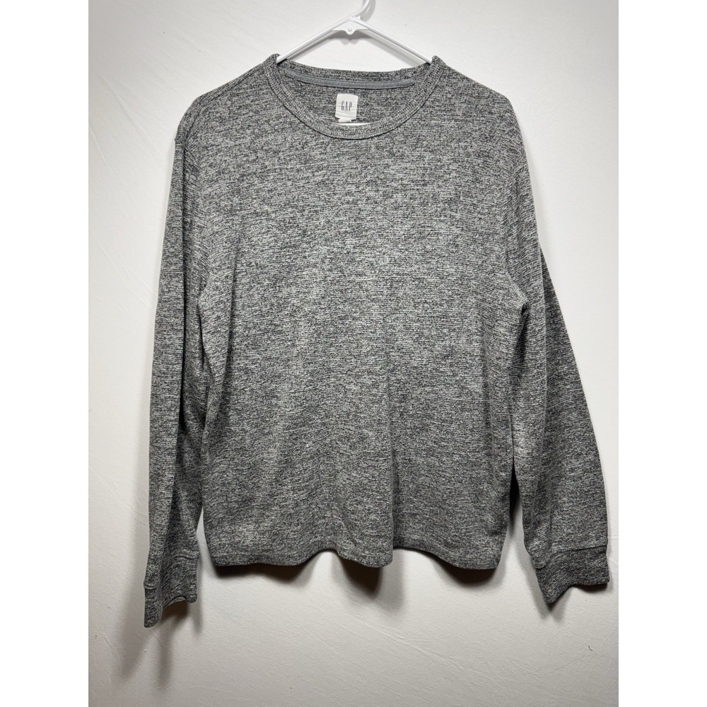 Men's Heather Gray Gap Sweater, Size L